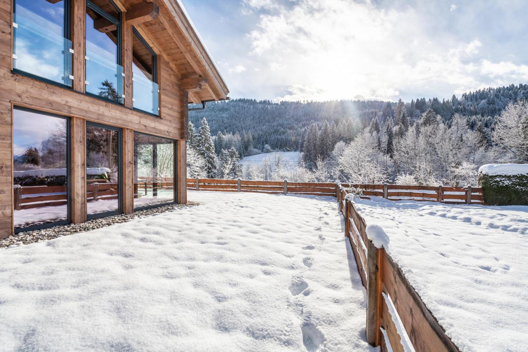 Chalet Aus Holz Garmisch-Partenkirchen Exteriör bild